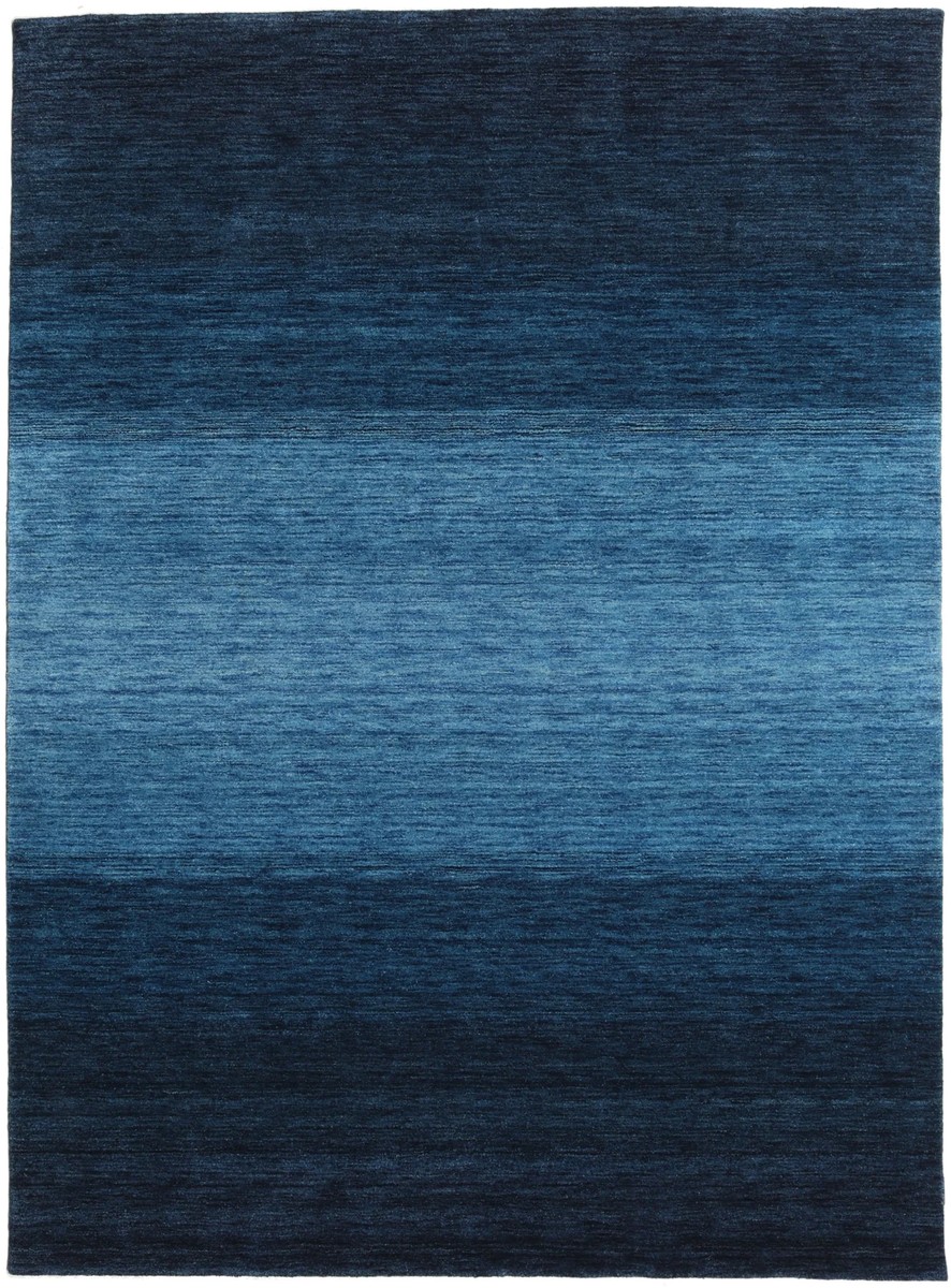 210x290 см, Индия, Габбе, Wool, синий