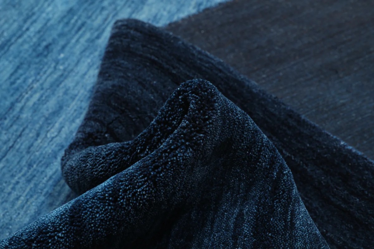 210x290 см, Индия, Габбе, Wool, синий — вид 6