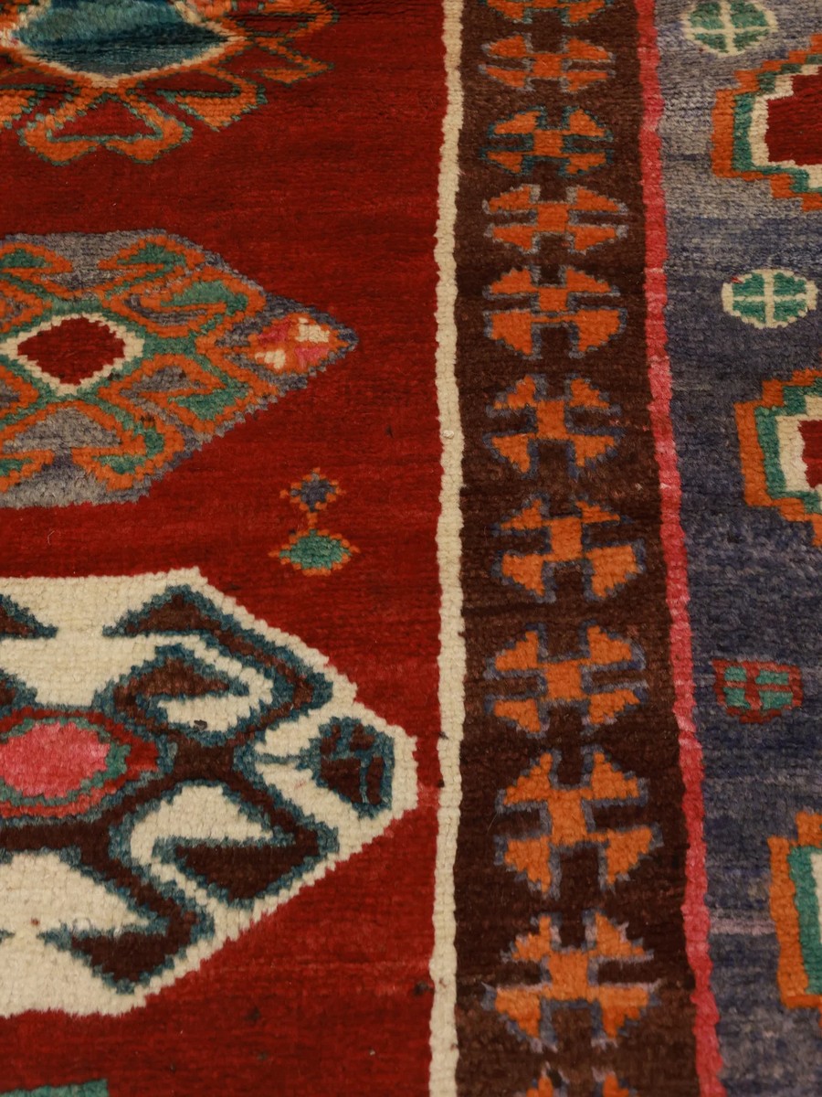 139x220 см, Иран, Кашкай, Wool, чёрный — вид 4
