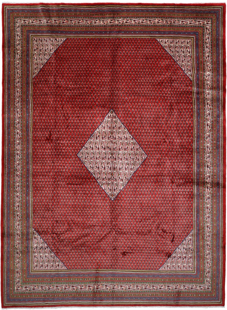 302x410 см, Иран, Сарук, Wool, красный