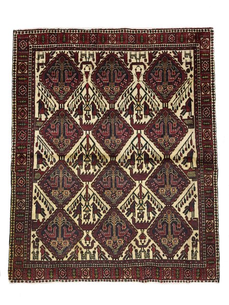 130x160 см, Иран, Восточные, Wool, оранжевый