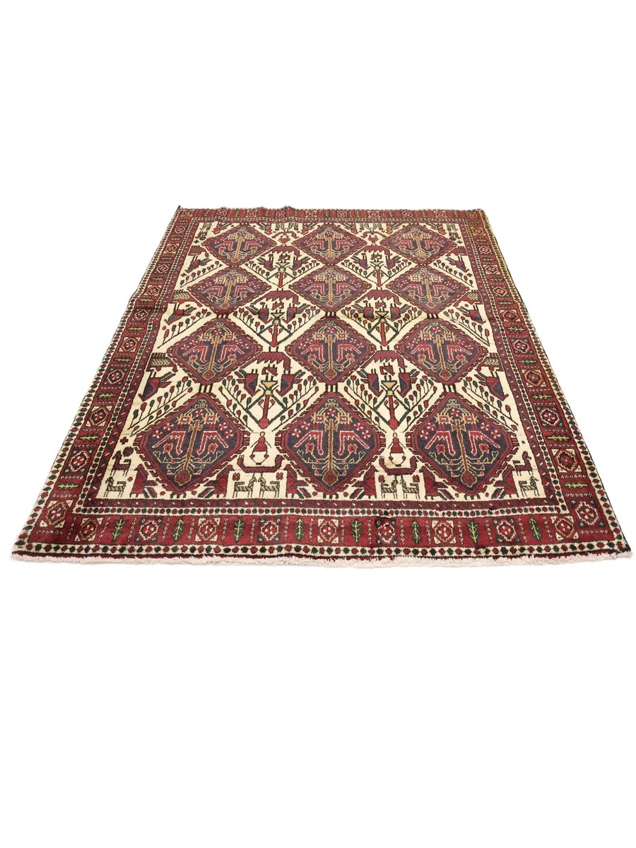 130x160 см, Иран, Восточные, Wool, оранжевый — вид 2