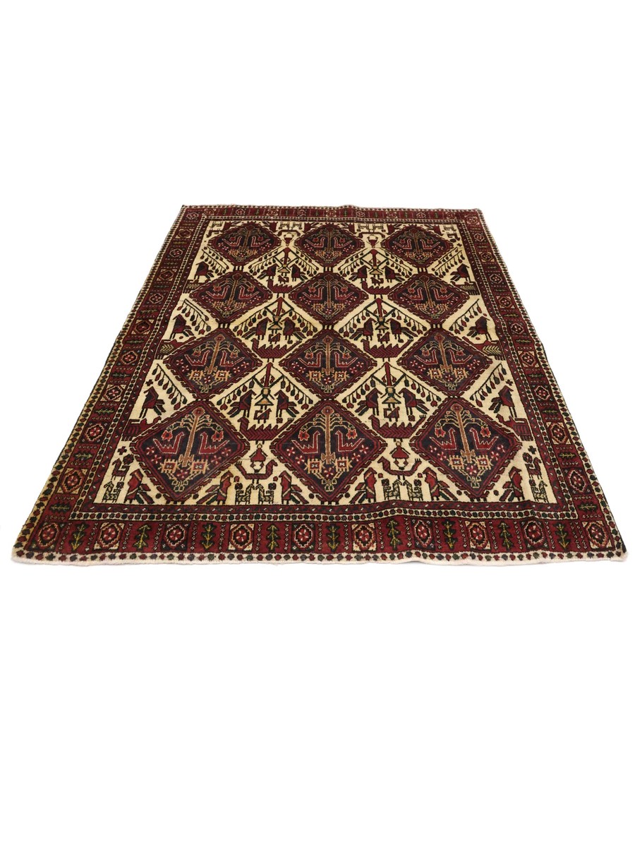 130x160 см, Иран, Восточные, Wool, оранжевый — вид 3