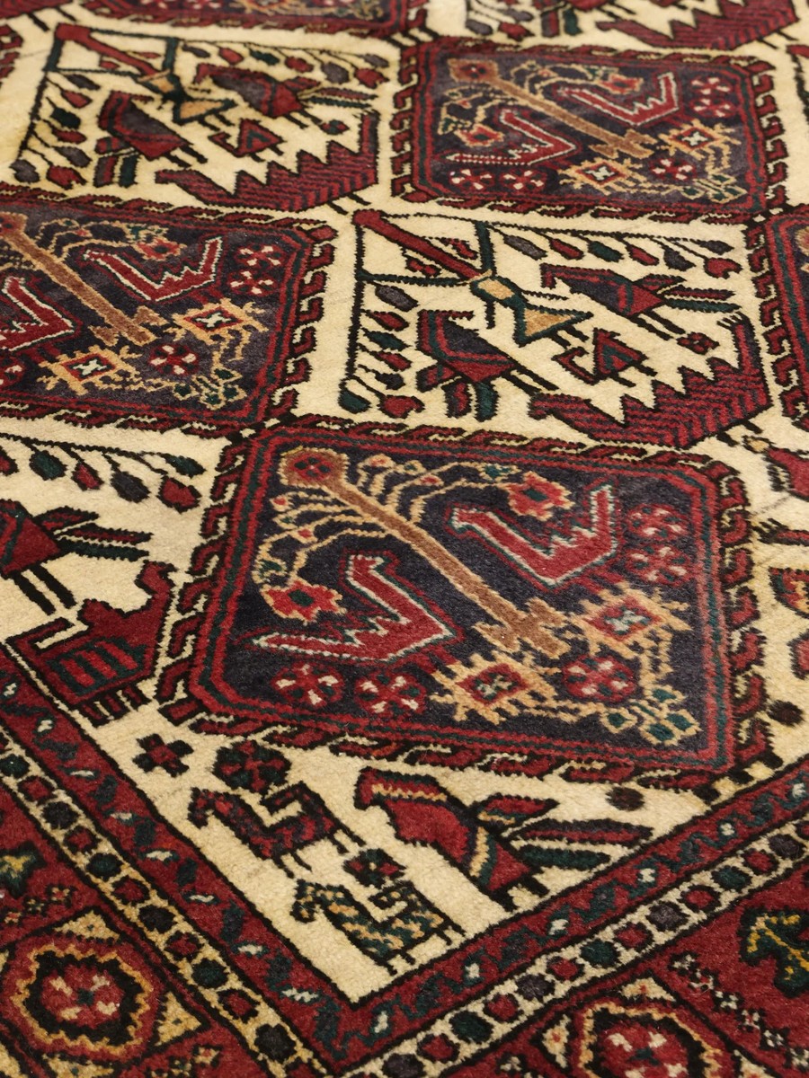 130x160 см, Иран, Восточные, Wool, оранжевый — вид 4