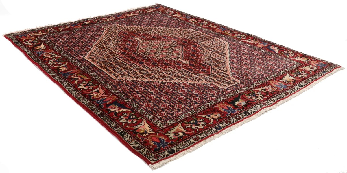 127x158 см, Иран, Восточные, Wool, красный — вид 3