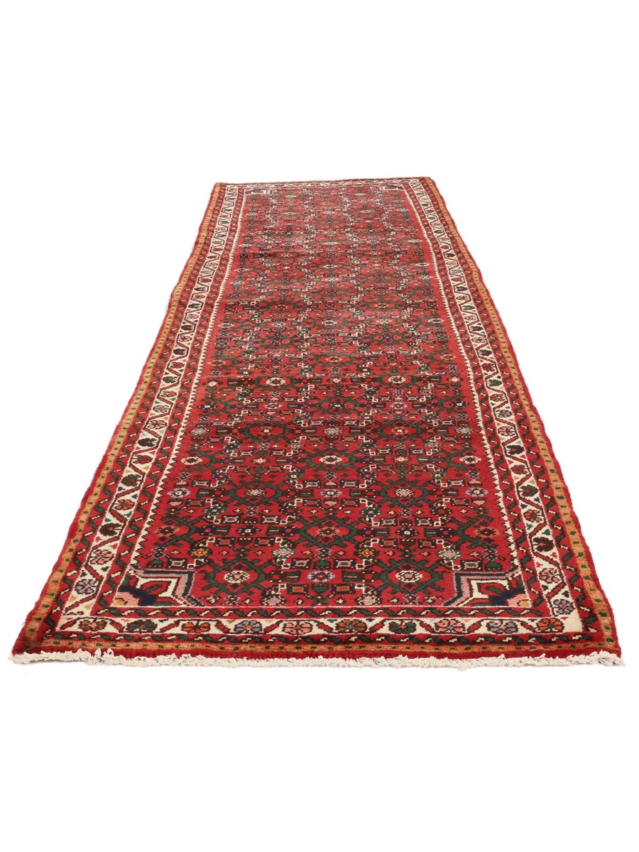 86x305 см, Иран, Восточные, Wool, красный — вид 2