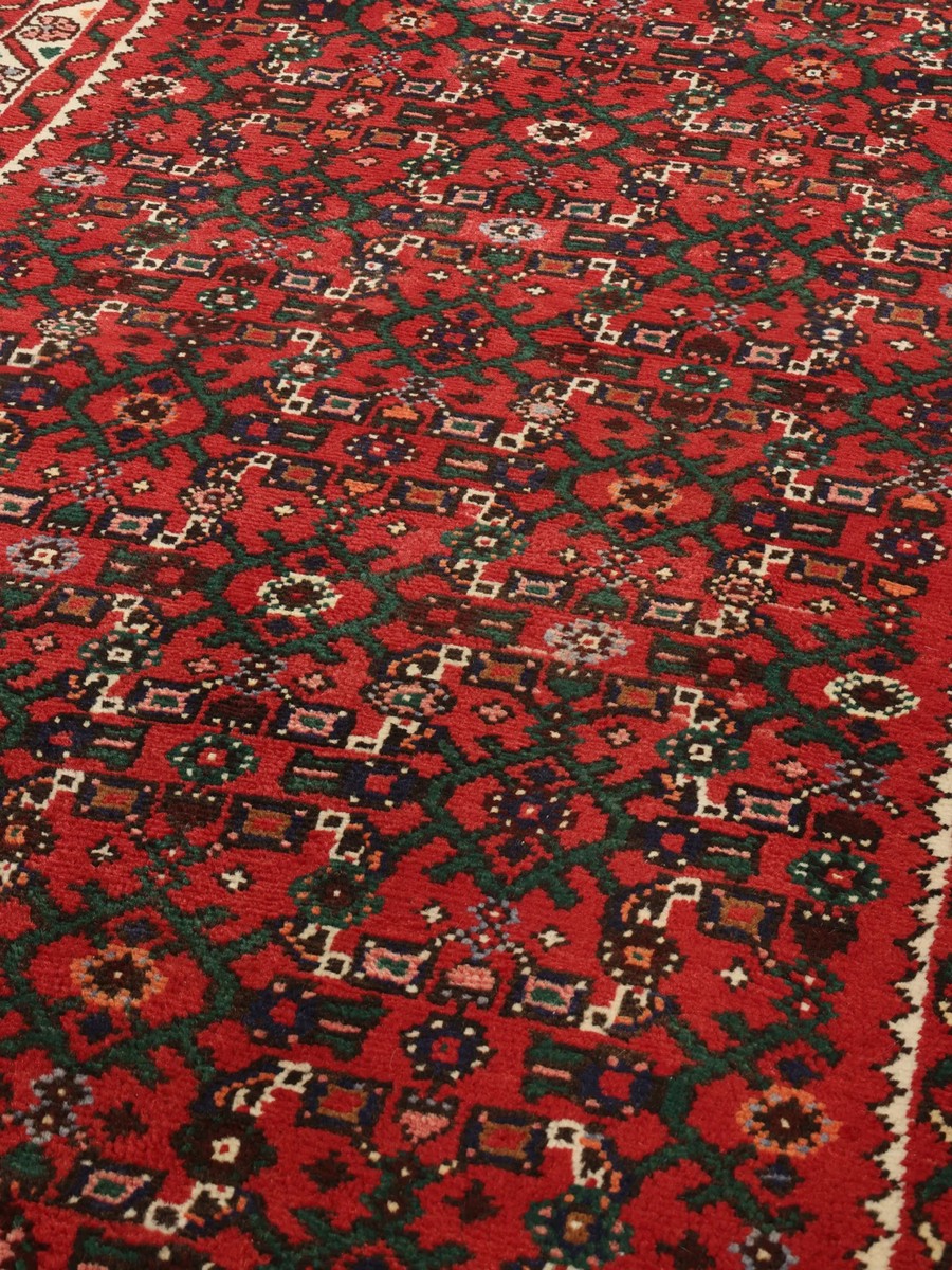 86x305 см, Иран, Восточные, Wool, красный — вид 4