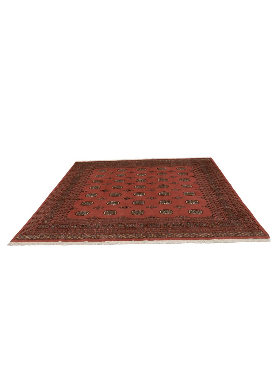 239x246 см, Пакистан, Афган / Пакистан, Wool, красный — вид 2