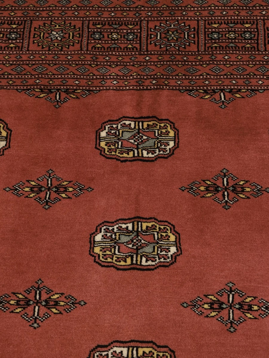 239x246 см, Пакистан, Афган / Пакистан, Wool, красный — вид 4