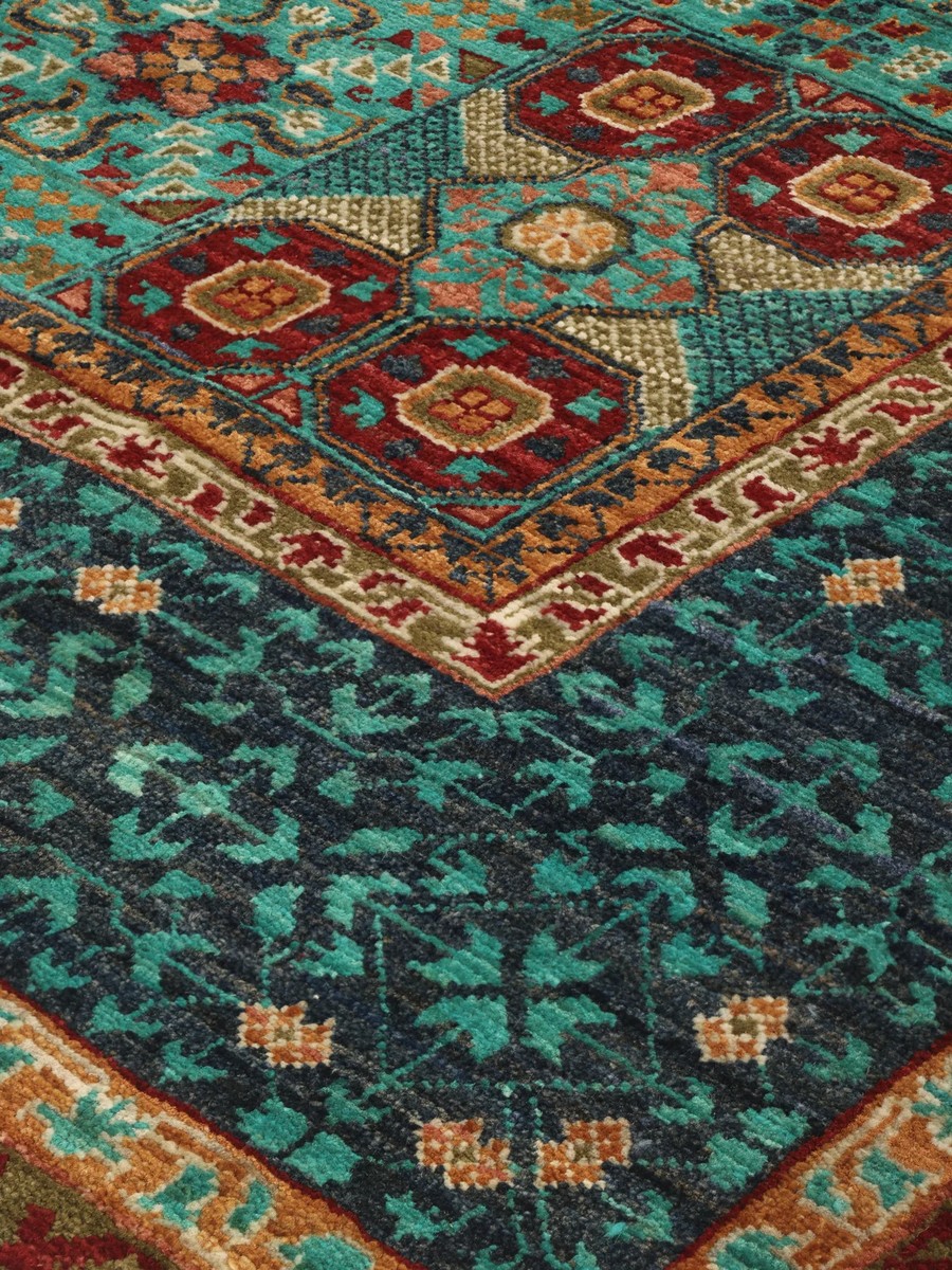 181x247 см, Афганистан, Зиглер, Wool, чёрный — вид 5