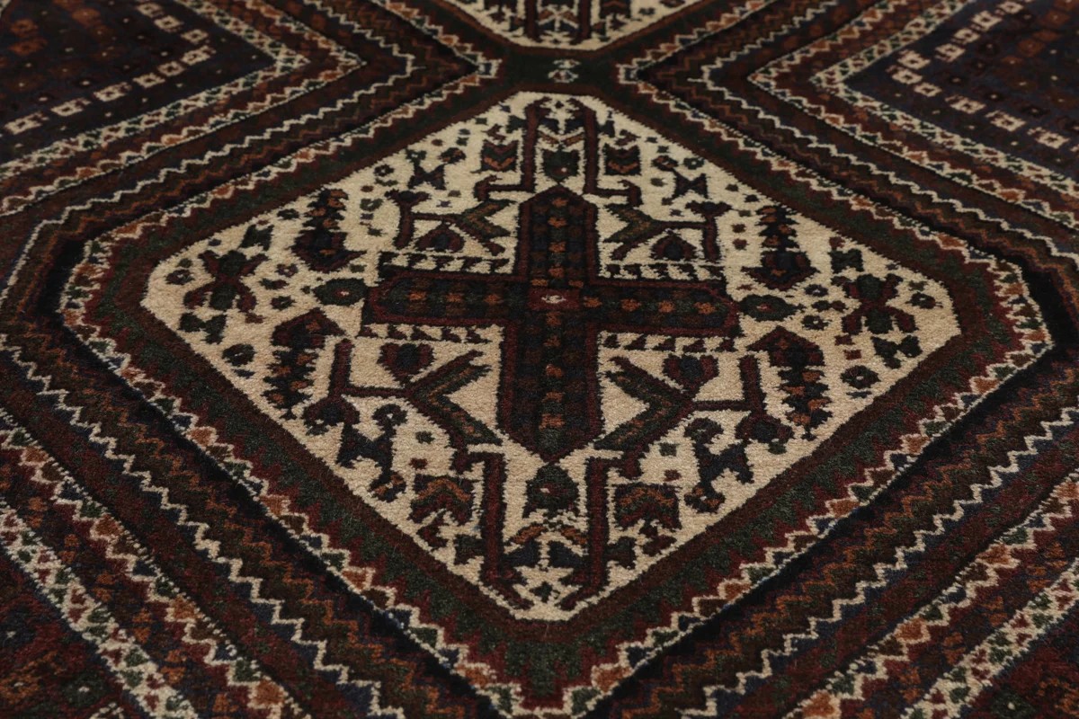 94x137 см, Иран, Восточные, Wool, чёрный — вид 2