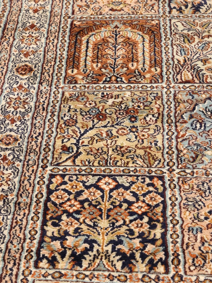 64x176 см, Индия, Шёлк, Silk, оранжевый