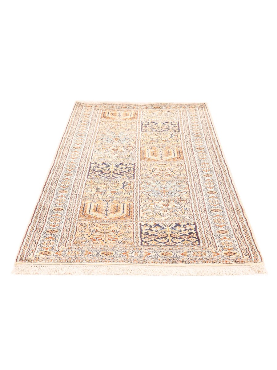64x176 см, Индия, Шёлк, Silk, оранжевый — вид 2