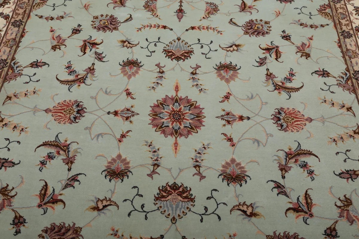 168x241 см, Иран, Табриз, Wool, серый — вид 2