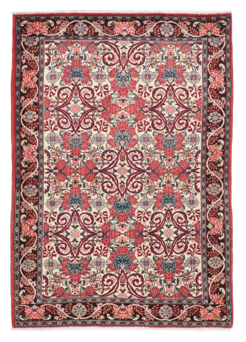 110x155 см, Иран, Биджар, Wool, красный