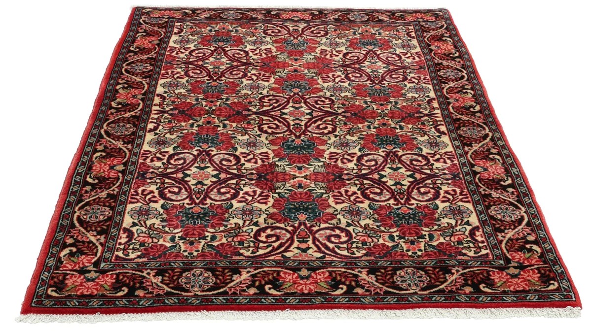 110x155 см, Иран, Биджар, Wool, красный — вид 2