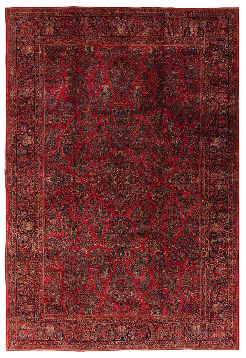 330x478 см, Иран, Сарук, Wool, красный — вид 2