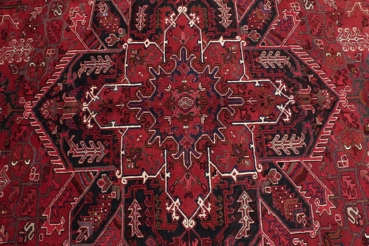 320x395 см, Иран, Хериз, Wool, красный — вид 2