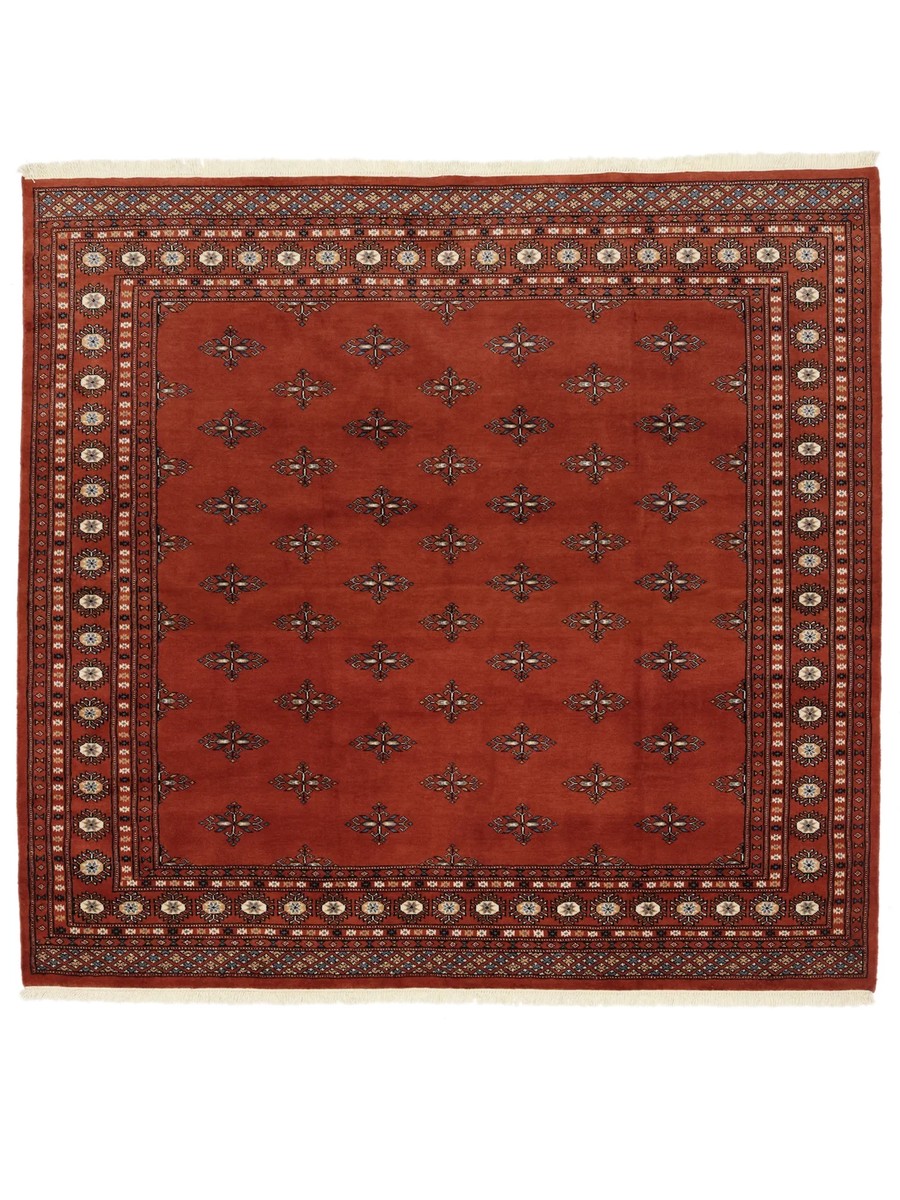 194x200 см, Пакистан, Афган / Пакистан, Wool, чёрный