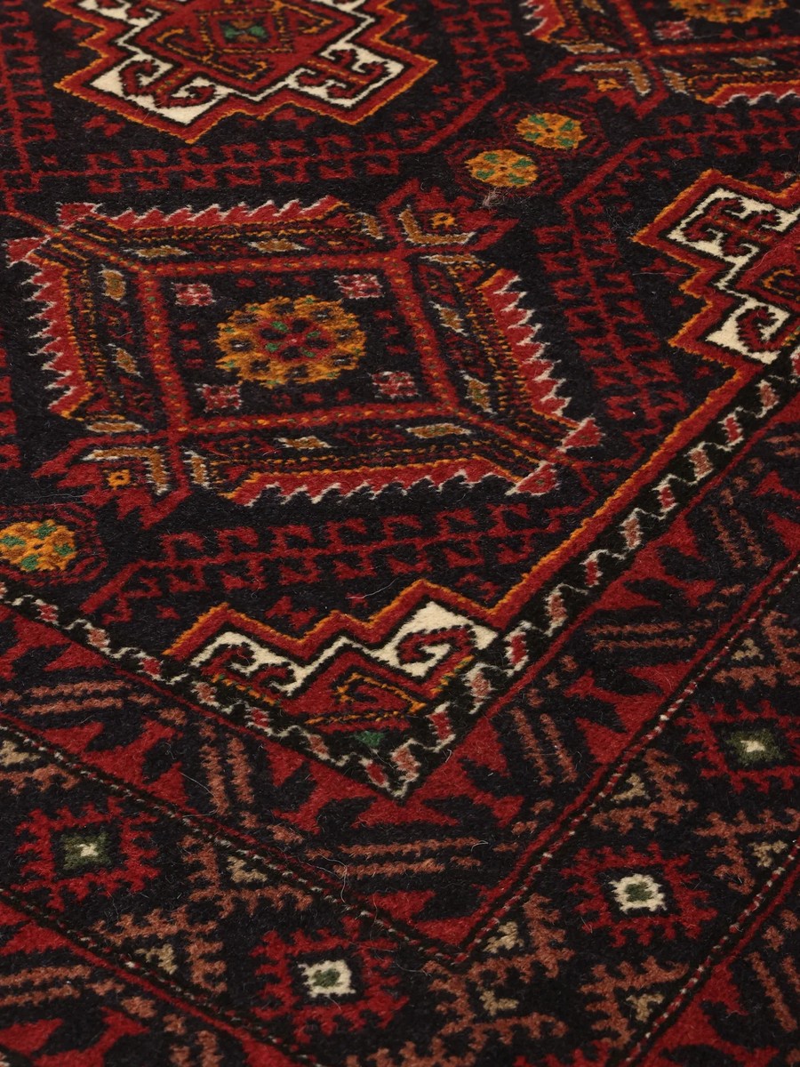 86x162 см, Иран, Балучи, Wool, чёрный — вид 4