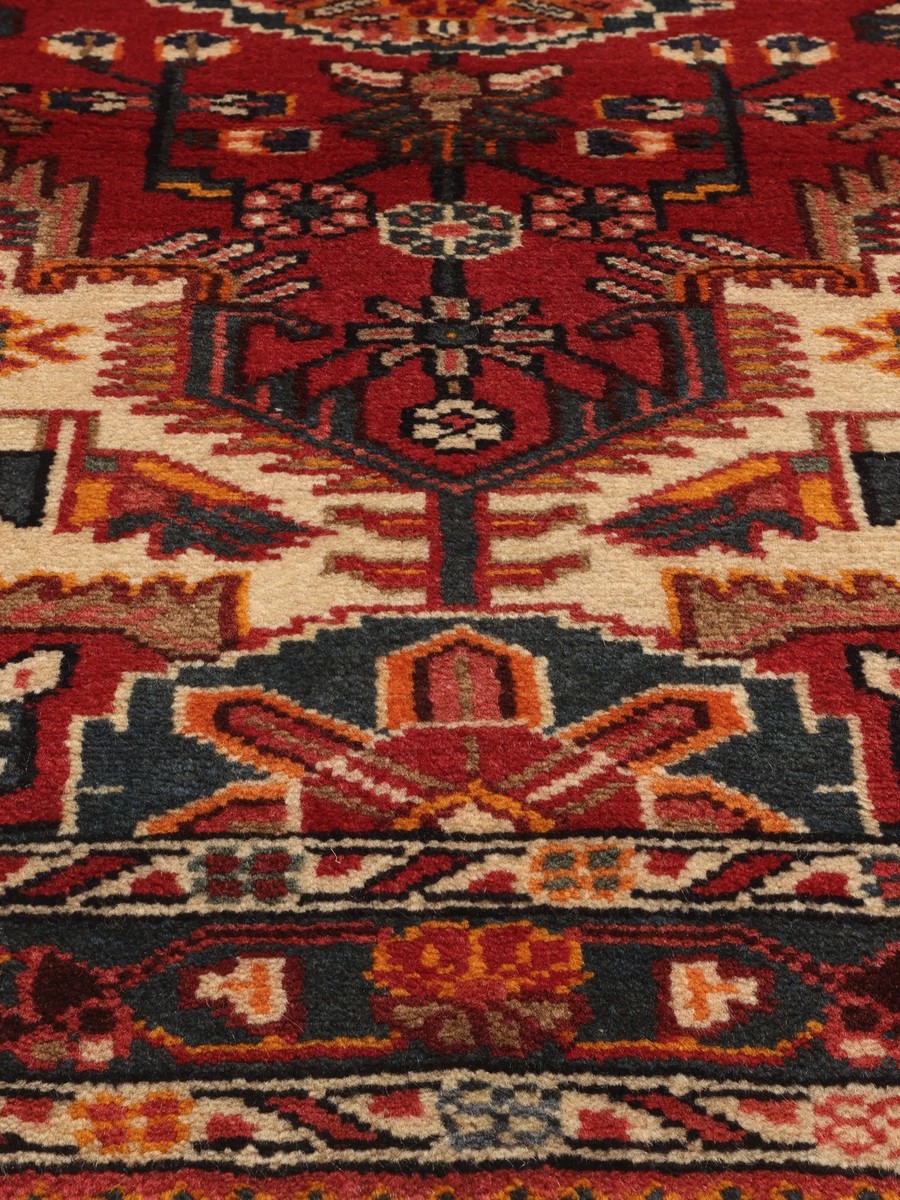 91x127 см, Иран, Хамадан, Wool, чёрный — вид 4