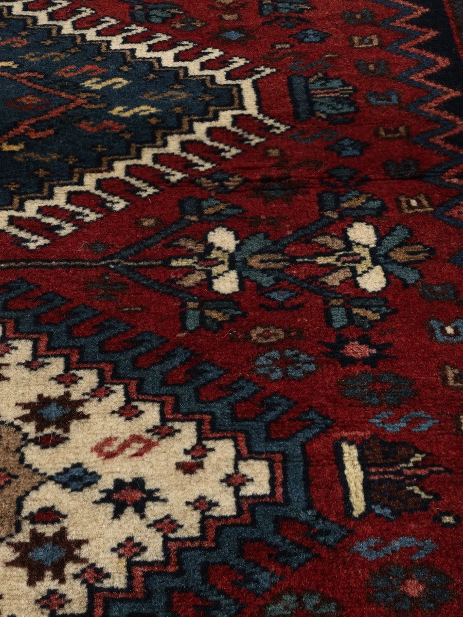 105x141 см, Иран, Восточные, Wool, фиолетовый — вид 2