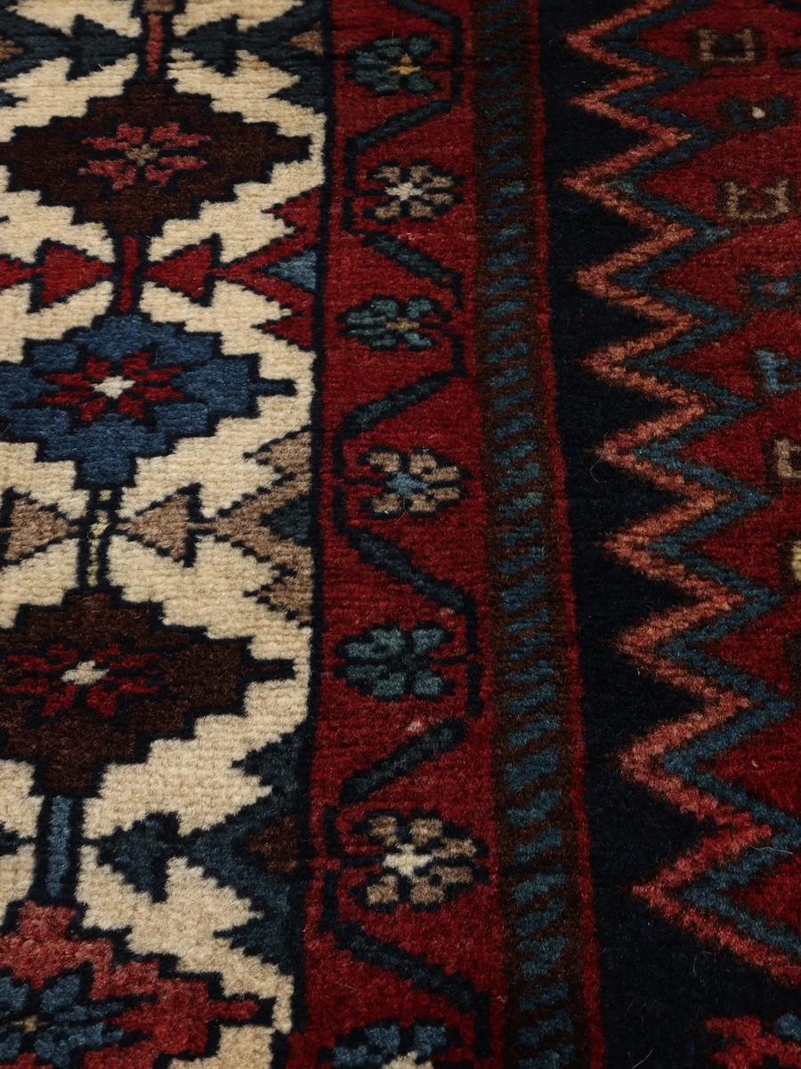 105x141 см, Иран, Восточные, Wool, фиолетовый — вид 3