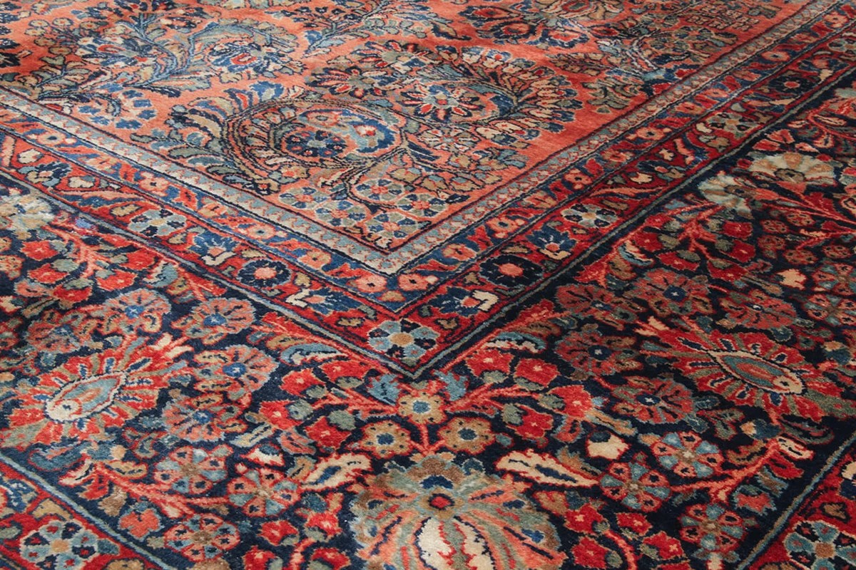 348x763 см, Иран, Сарук, Wool, красный — вид 4