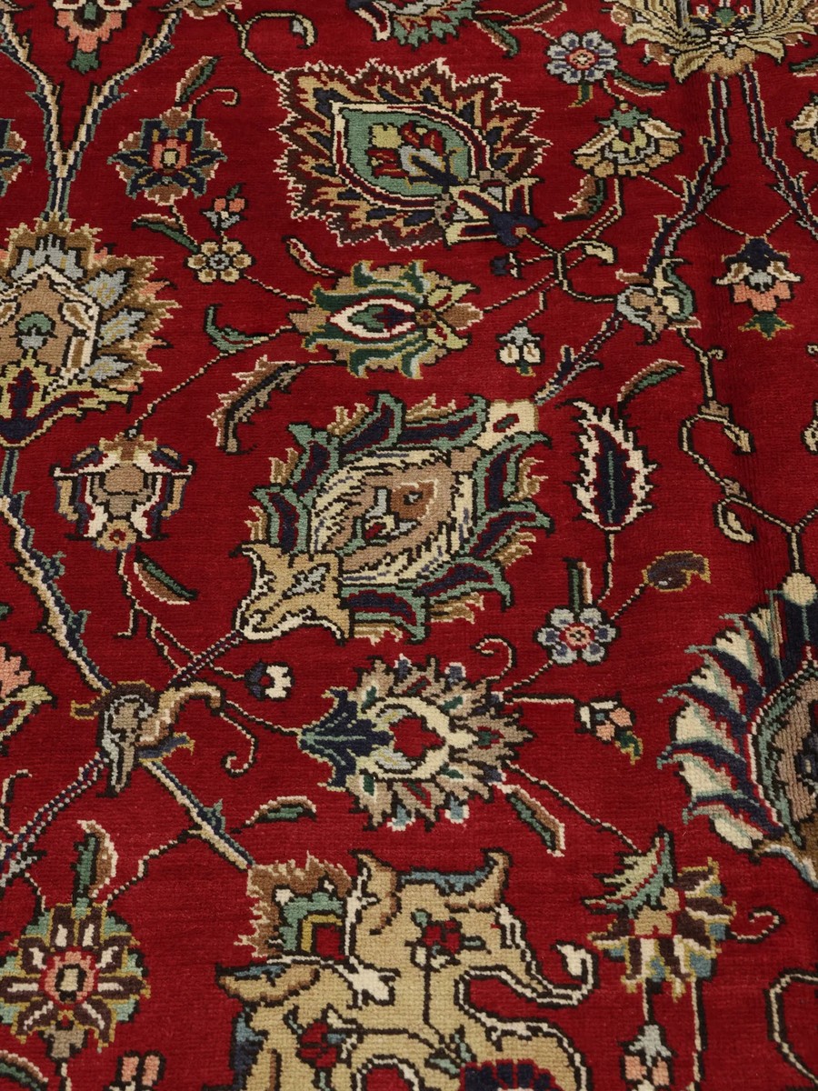345x480 см, Иран, Табриз, Wool, красный — вид 3