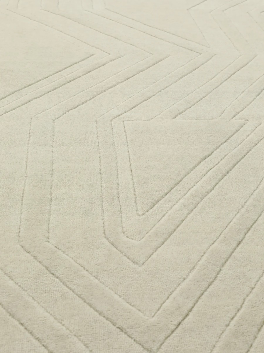 160x230 см, Индия, Современные, Wool, белый — вид 5