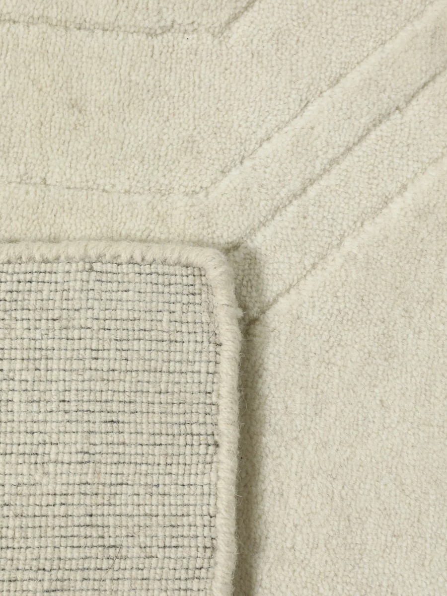 160x230 см, Индия, Современные, Wool, белый — вид 8