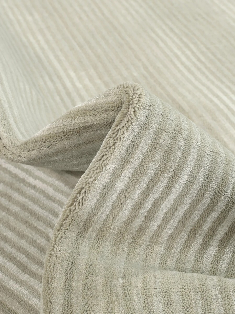 Ø200 см, Индия, Однотонные, Viscose, зелёный — вид 5