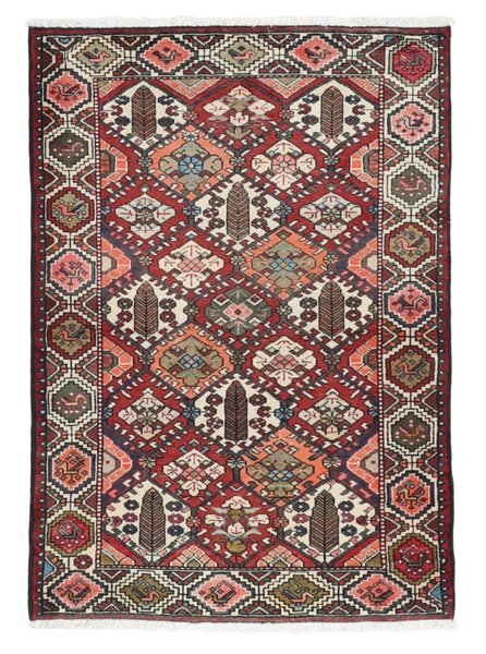 108x152 см, Иран, Бахтиари, Wool, красный