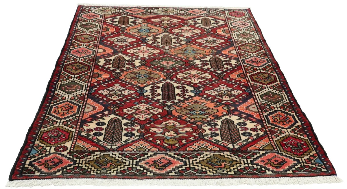 108x152 см, Иран, Бахтиари, Wool, красный — вид 4