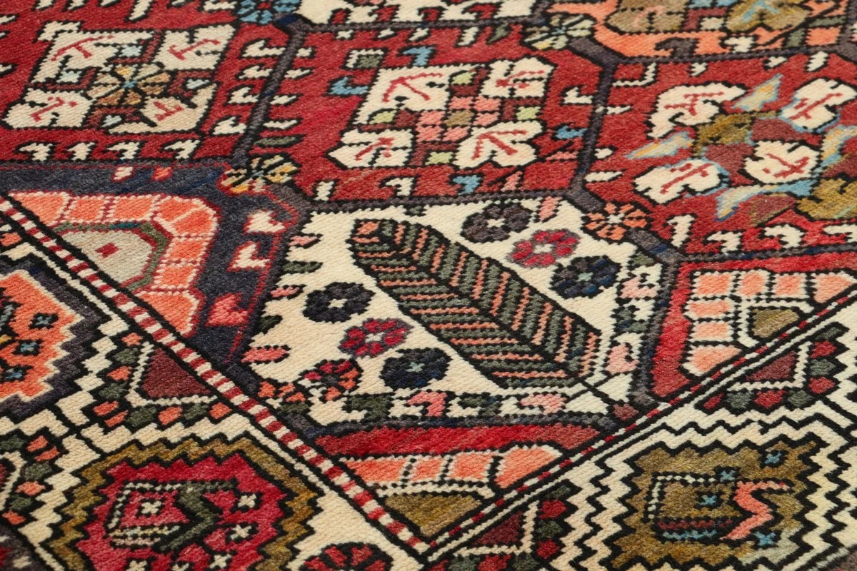108x152 см, Иран, Бахтиари, Wool, красный — вид 5