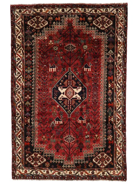 178x272 см, Иран, Кашкай, Wool, чёрный