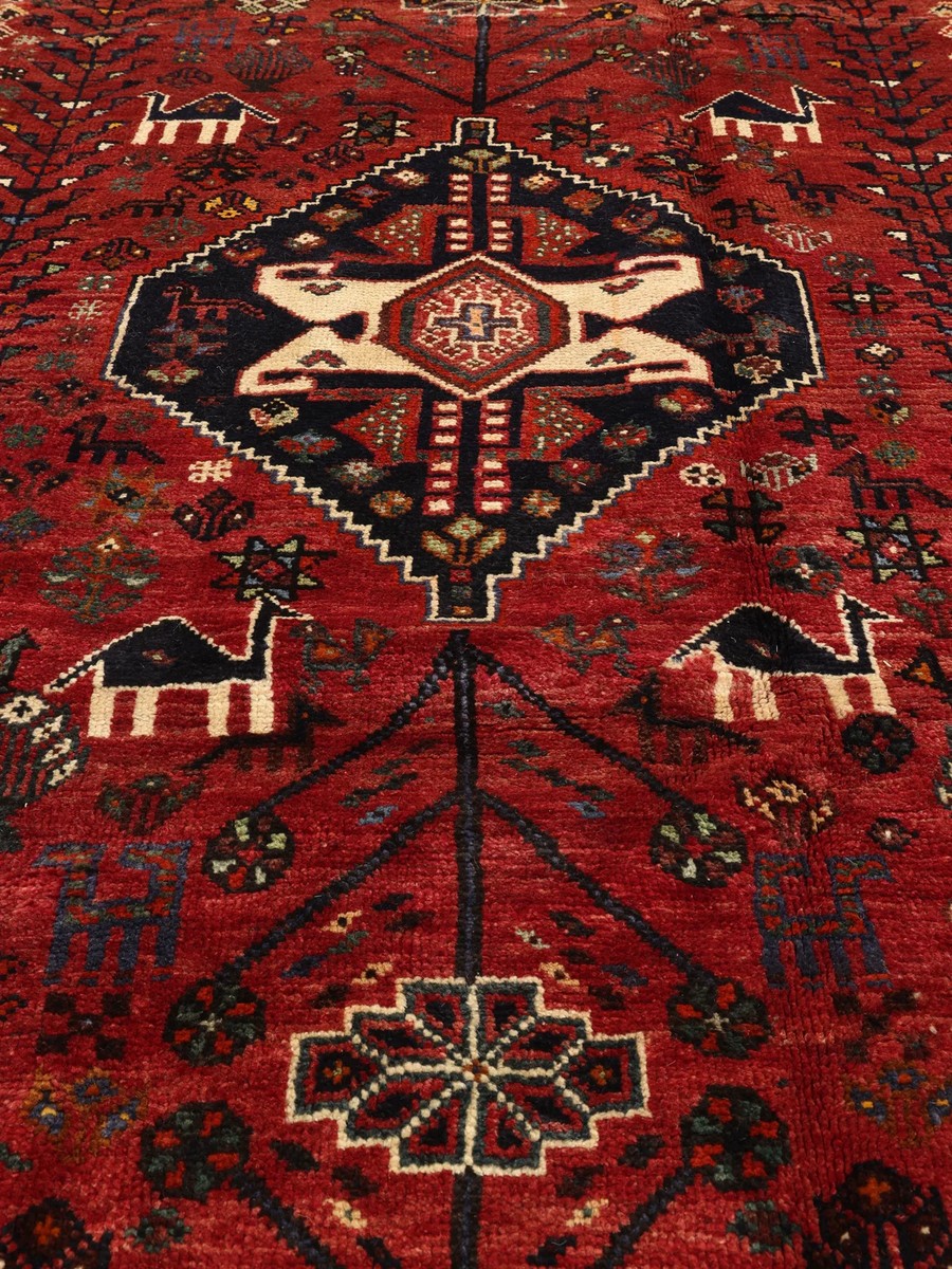 178x272 см, Иран, Кашкай, Wool, чёрный — вид 4
