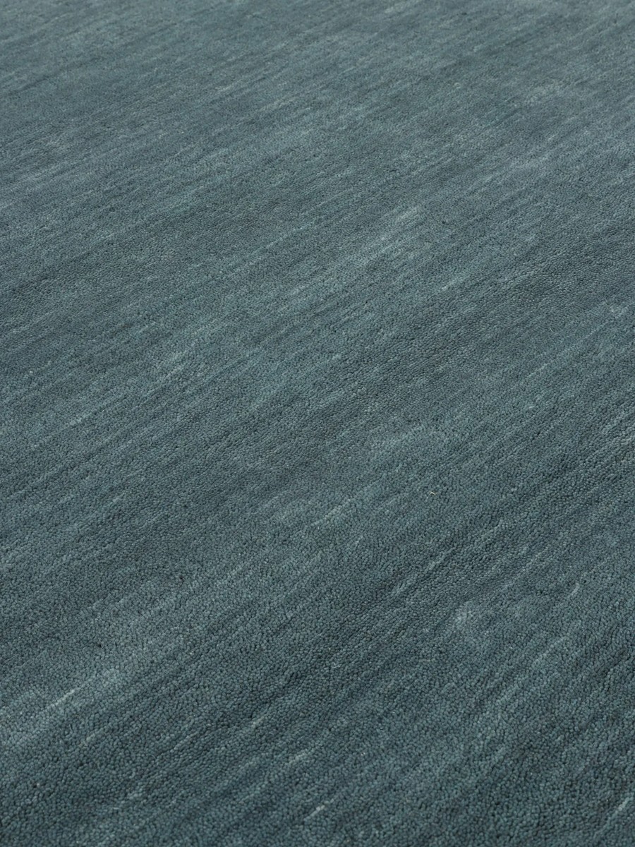 Ø150 см, Индия, Однотонные, Wool, Dark teal