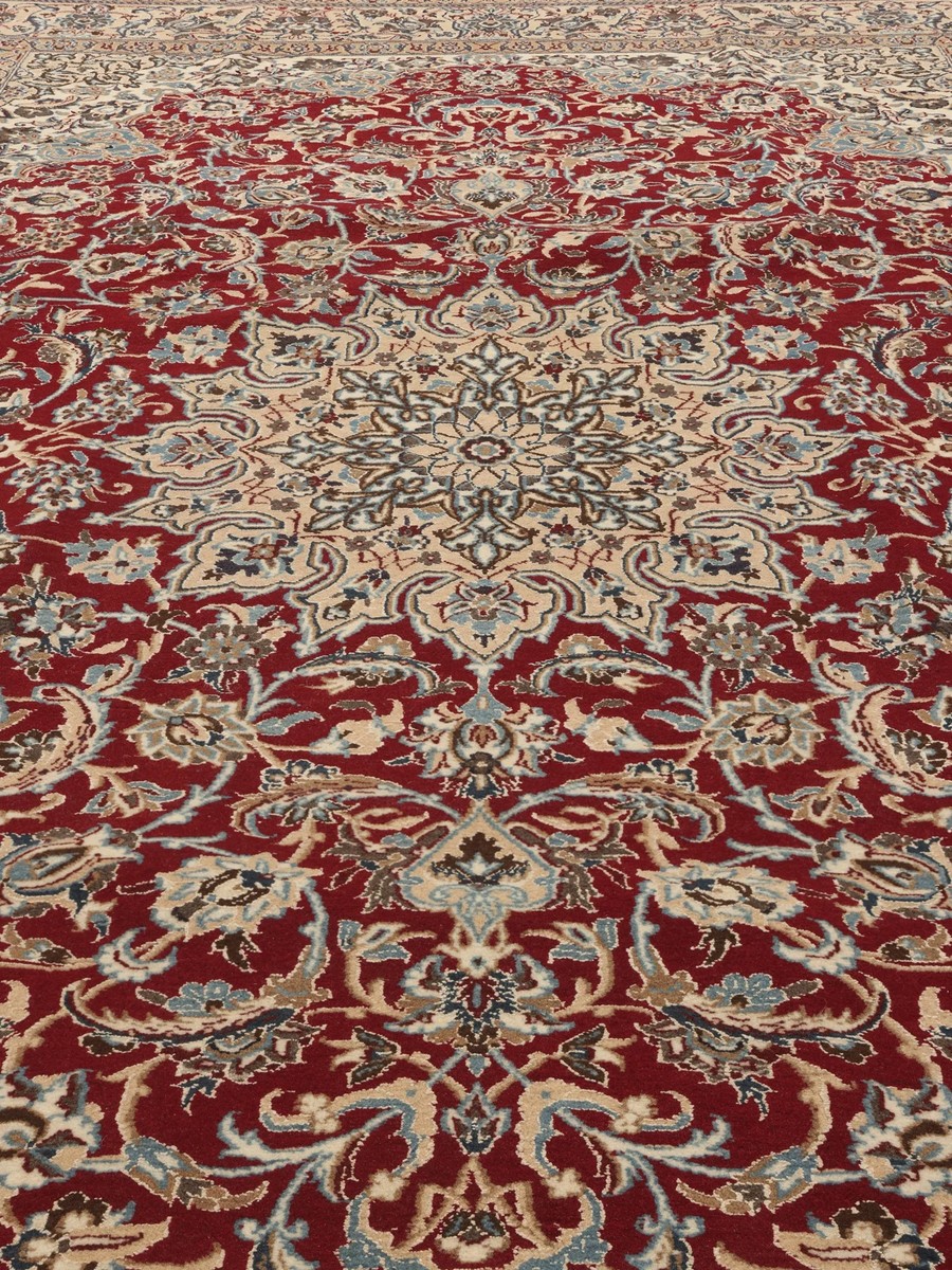 203x304 см, Иран, Наин, Wool, бежевый — вид 3