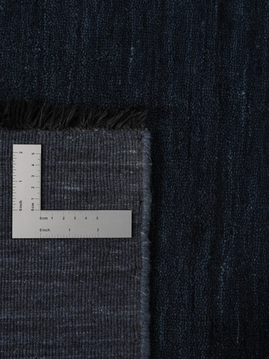 250x300 см, Индия, Однотонные, Wool, тёмно-синий — вид 7