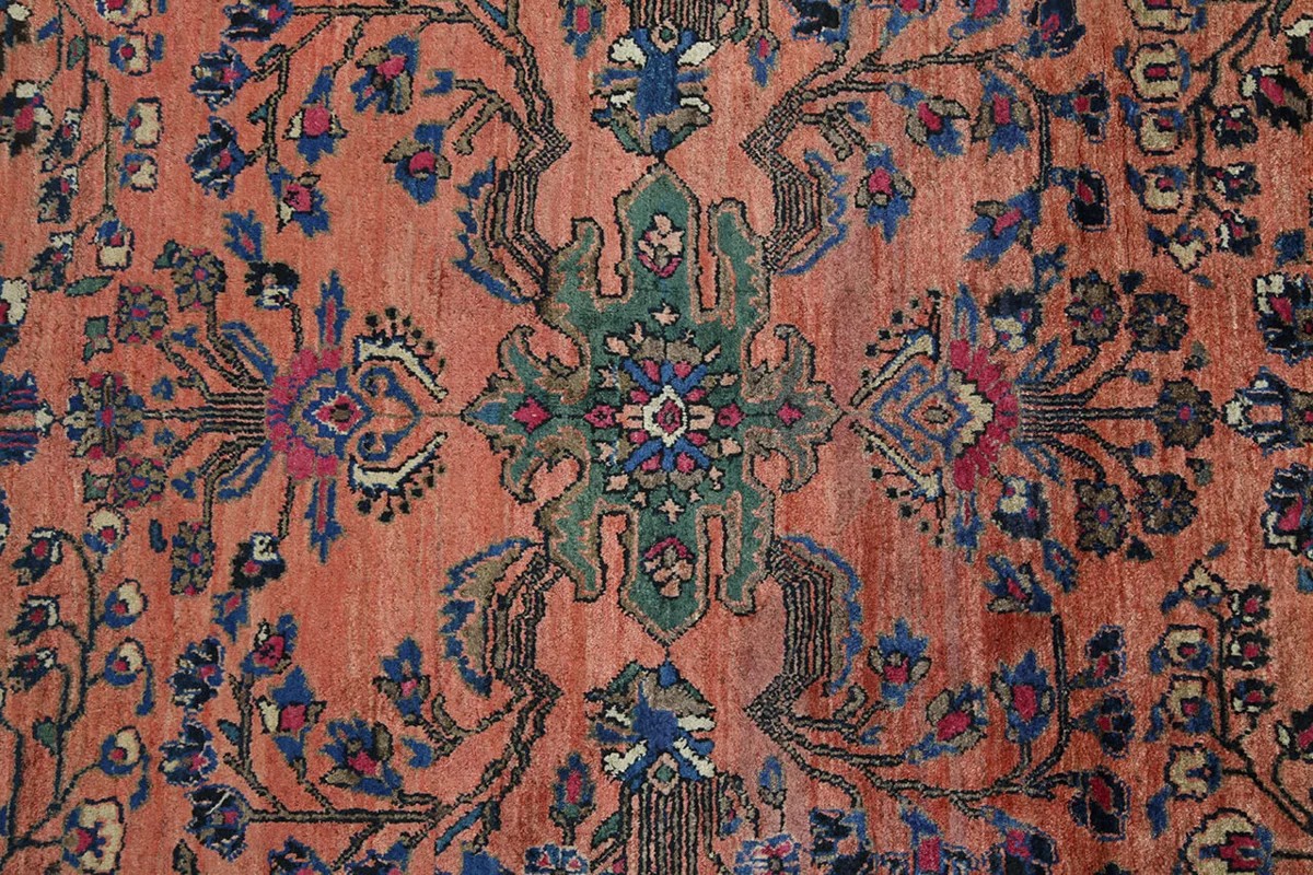 132x187 см, Иран, Сарук, Wool, коричневый — вид 4