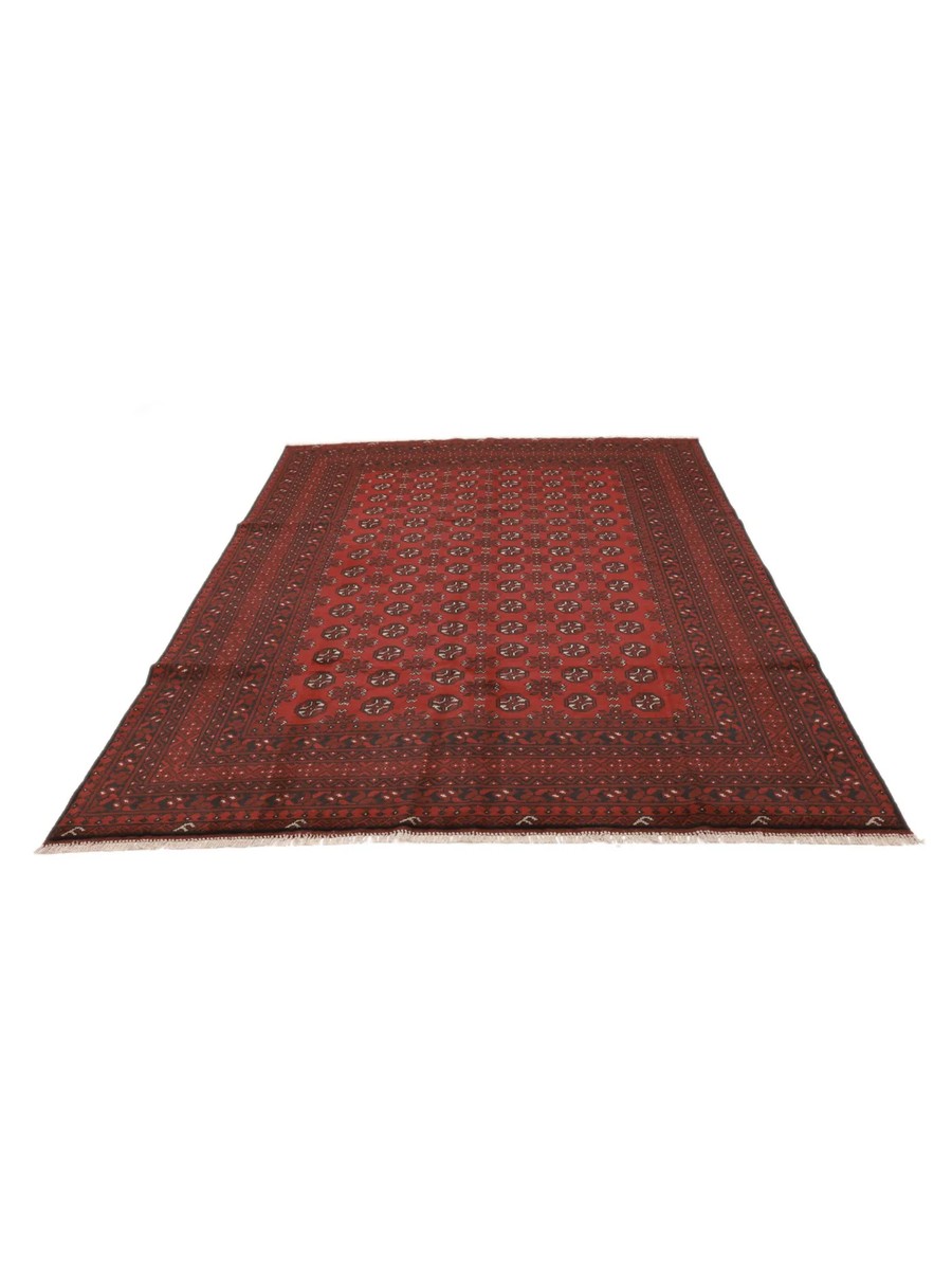 191x293 см, Афганистан, Акче, Wool, чёрный — вид 2