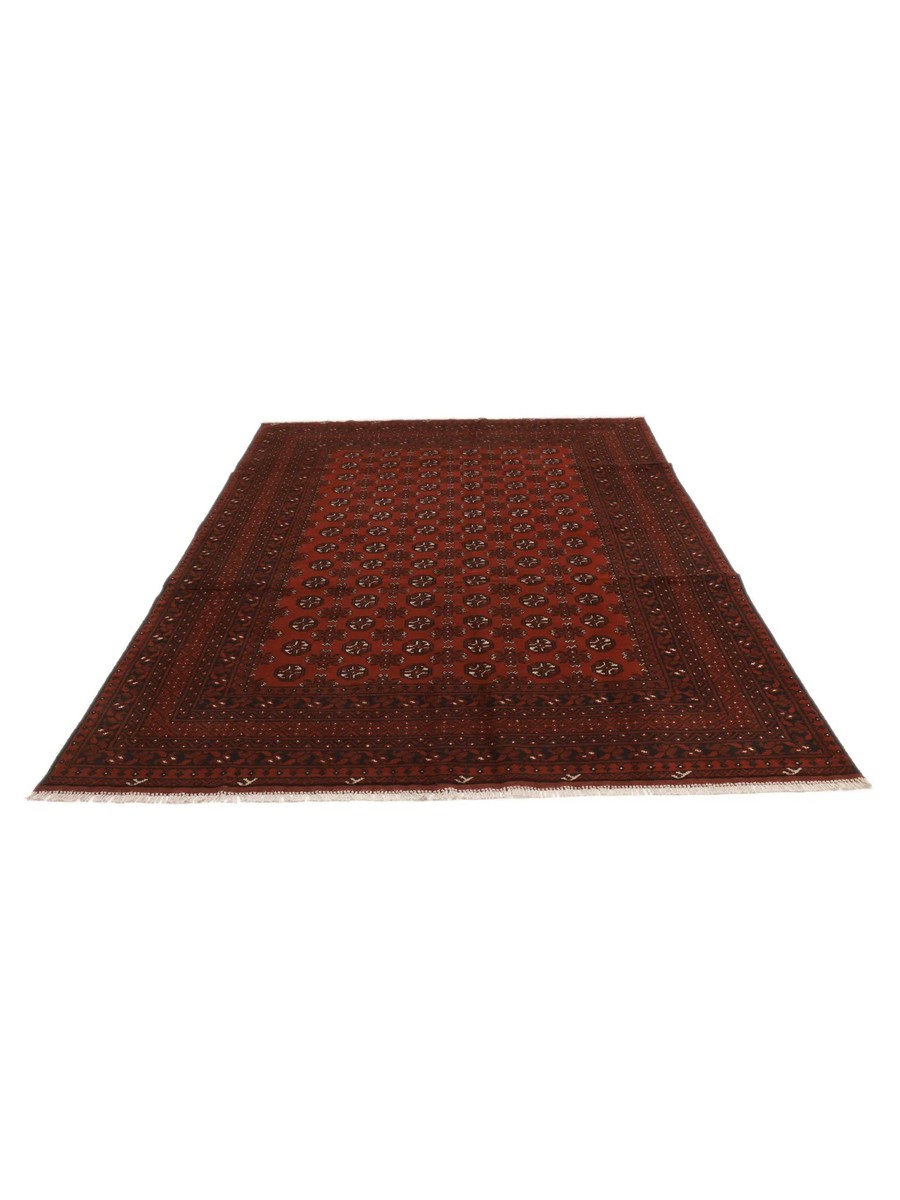 191x293 см, Афганистан, Акче, Wool, чёрный — вид 3