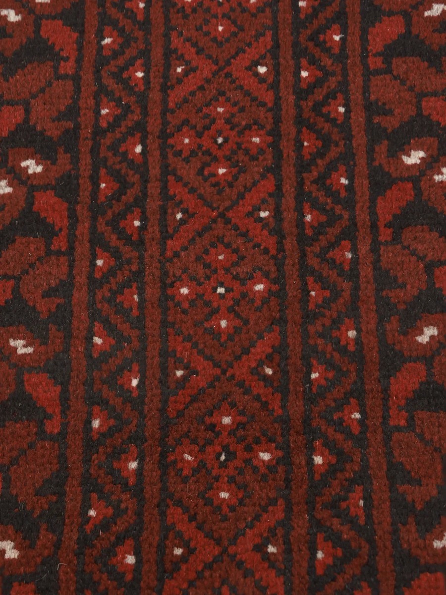 191x293 см, Афганистан, Акче, Wool, чёрный — вид 5