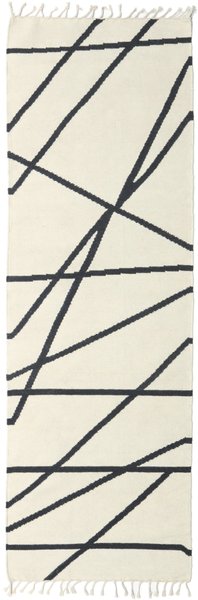 80x350 см, Индия, Современные, Wool, чёрный