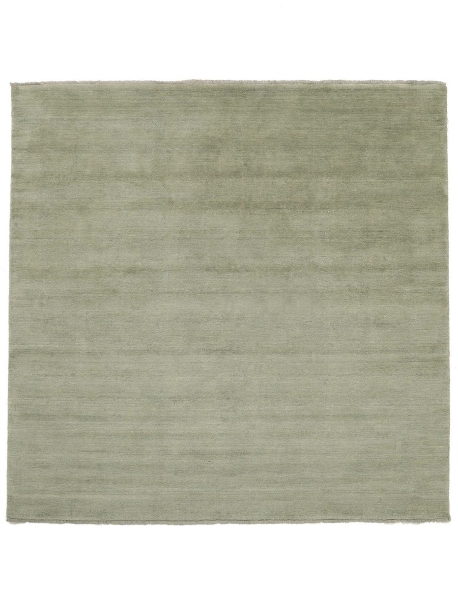 250x250 см, Индия, Современные, Wool, зелёный