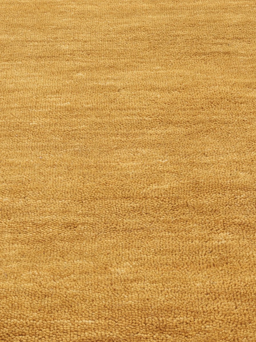 160x230 см, Индия, Однотонные, Wool, горчичный — вид 5