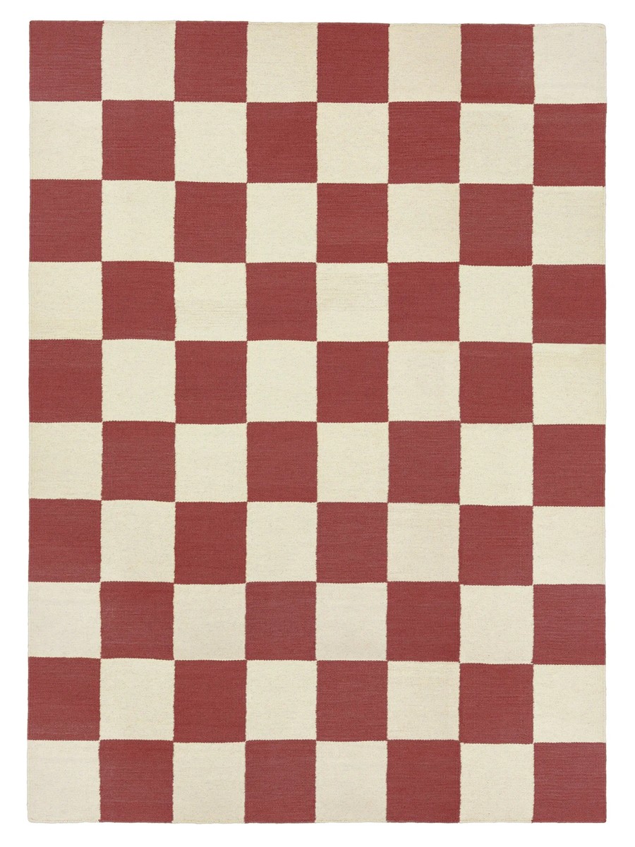 250x350 см, Индия, Современные, 80% Wool, красный