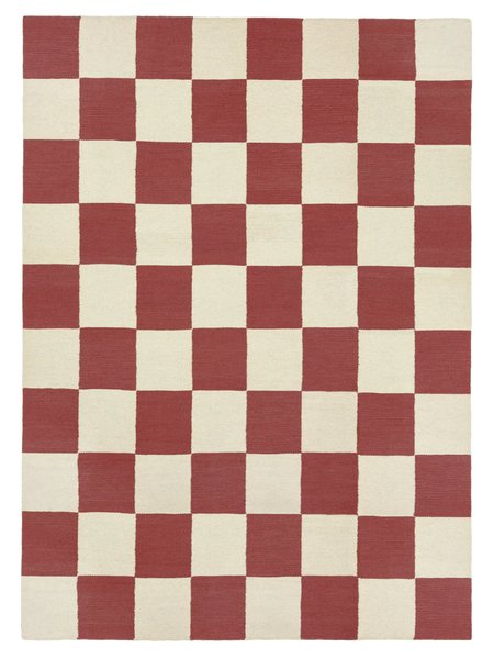 250x350 см, Индия, Современные, 80% Wool, красный