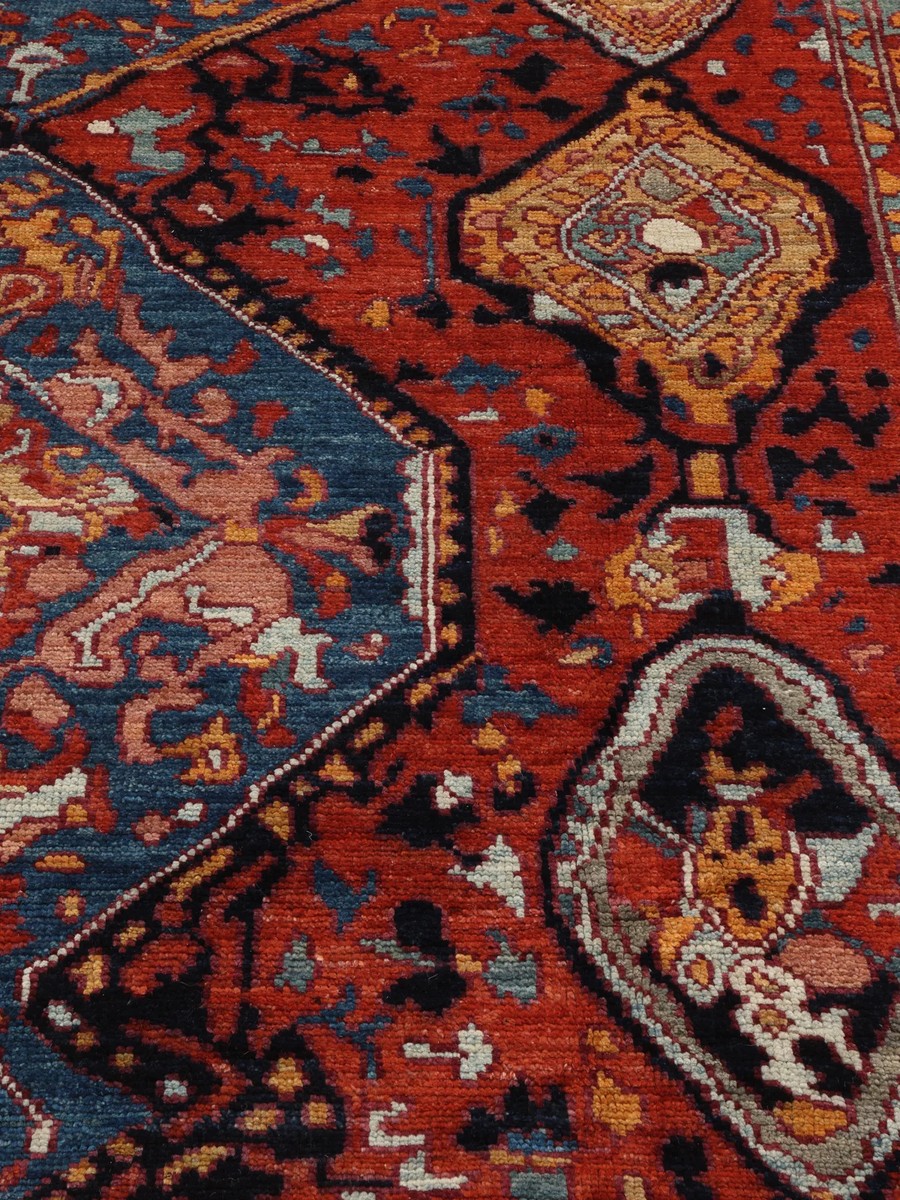 247x295 см, Афганистан, Казак, Wool, красный — вид 3